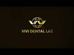 Implante de ponte de zircônia dentária de mandíbula completa coroa translúcida estética